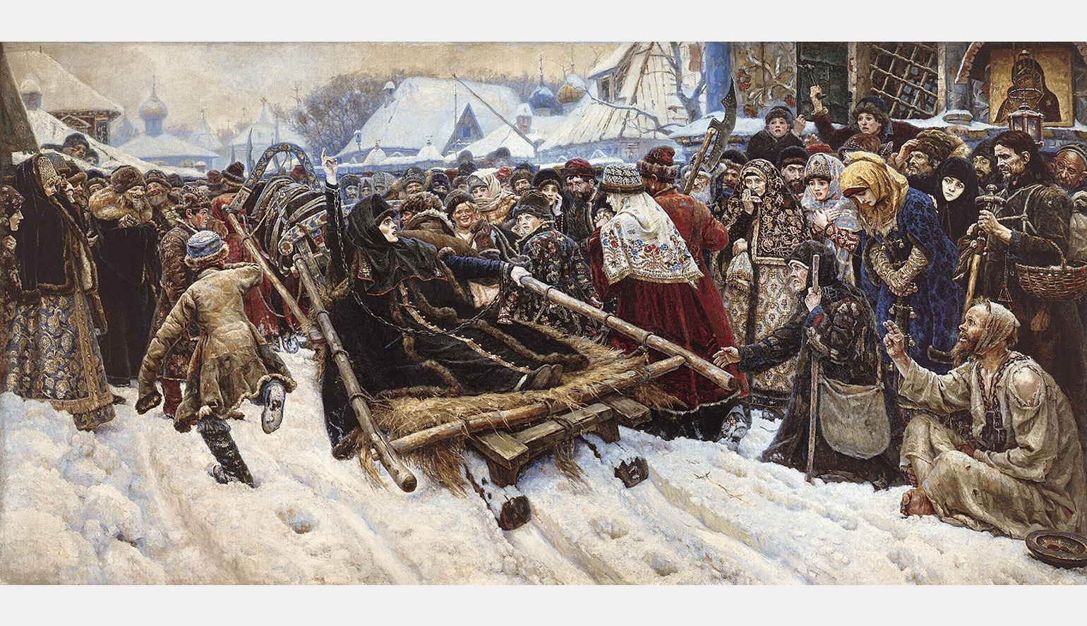 Суриков картина Боярыня Морозова 1887