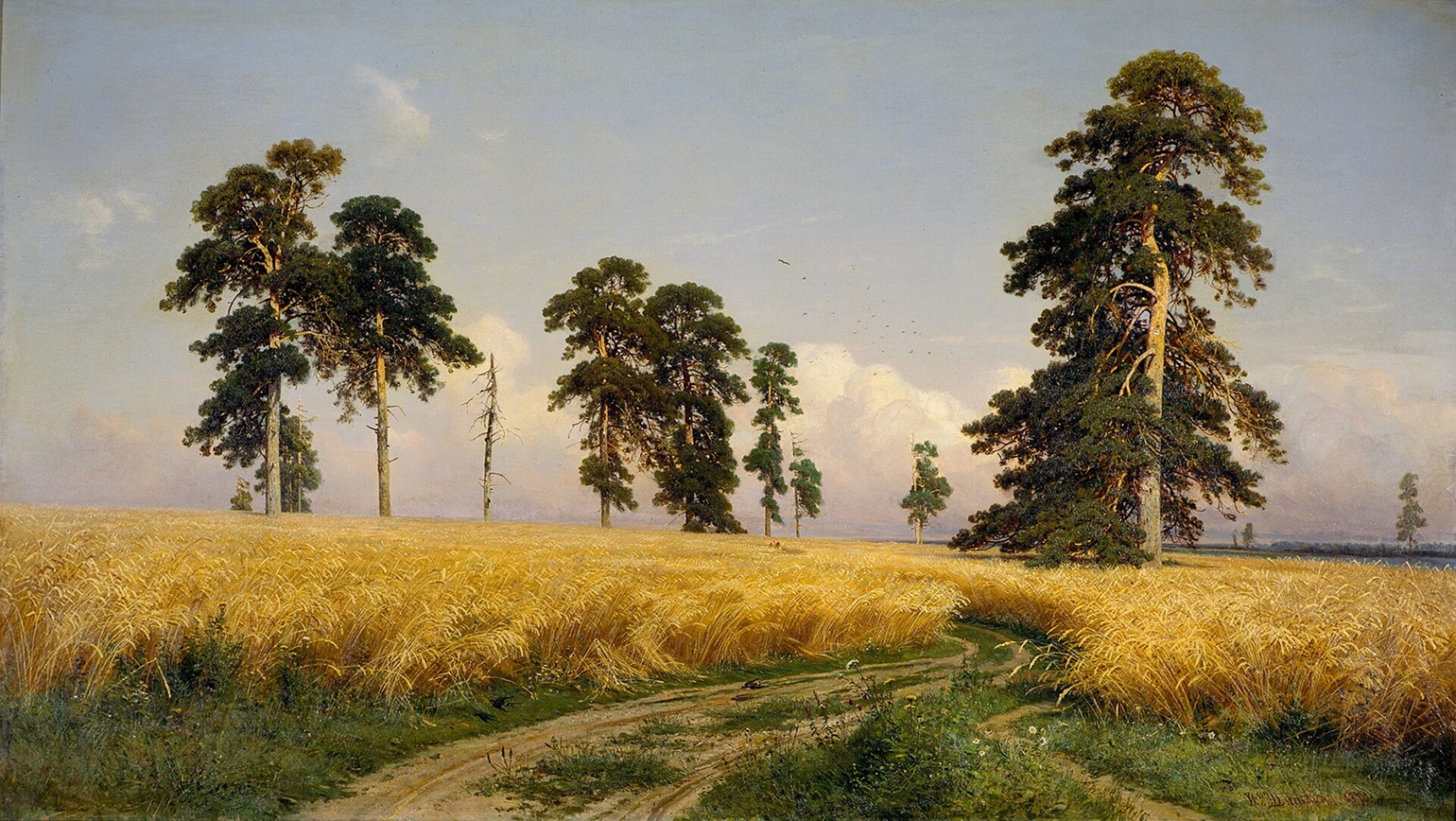 Шишкин Рожь картина 1878