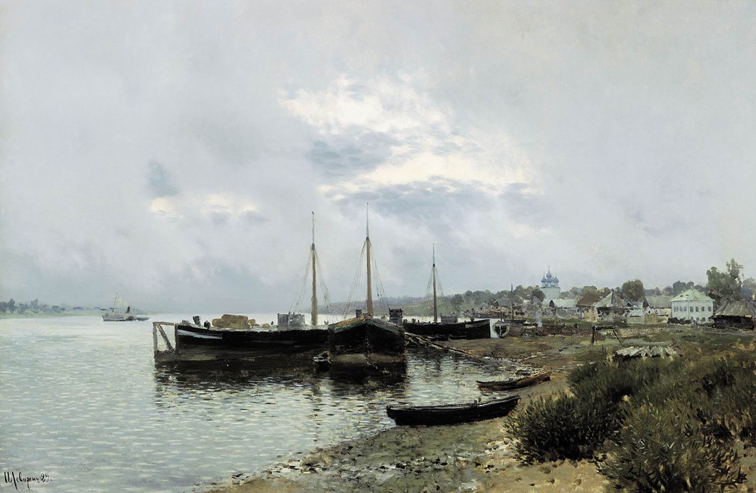 Левитан После дождя картина 1889