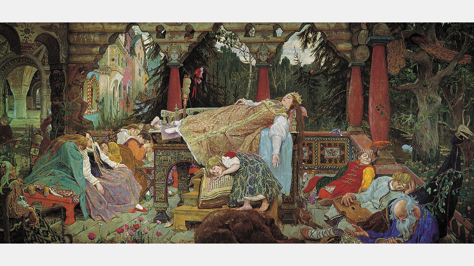 Васнецов Спящая царевна картина 1926