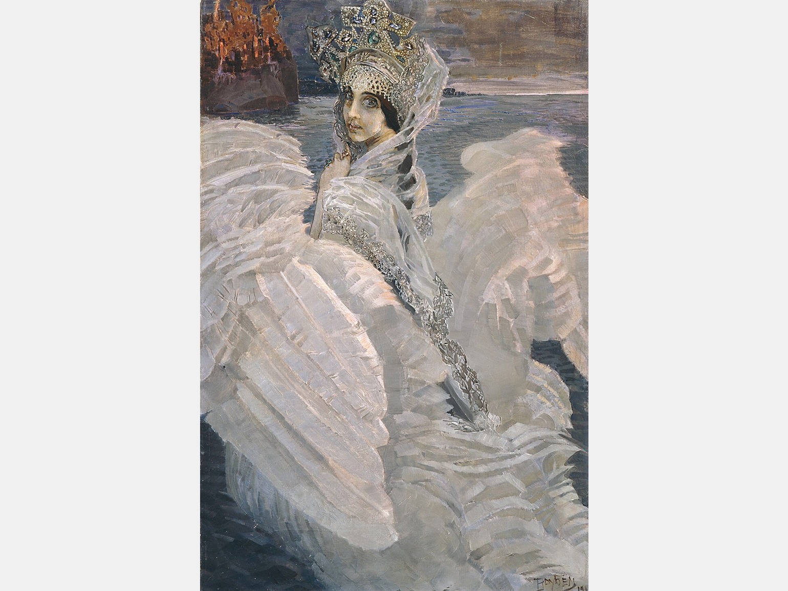 Врубель Царевна-Лебедь картина 1900.