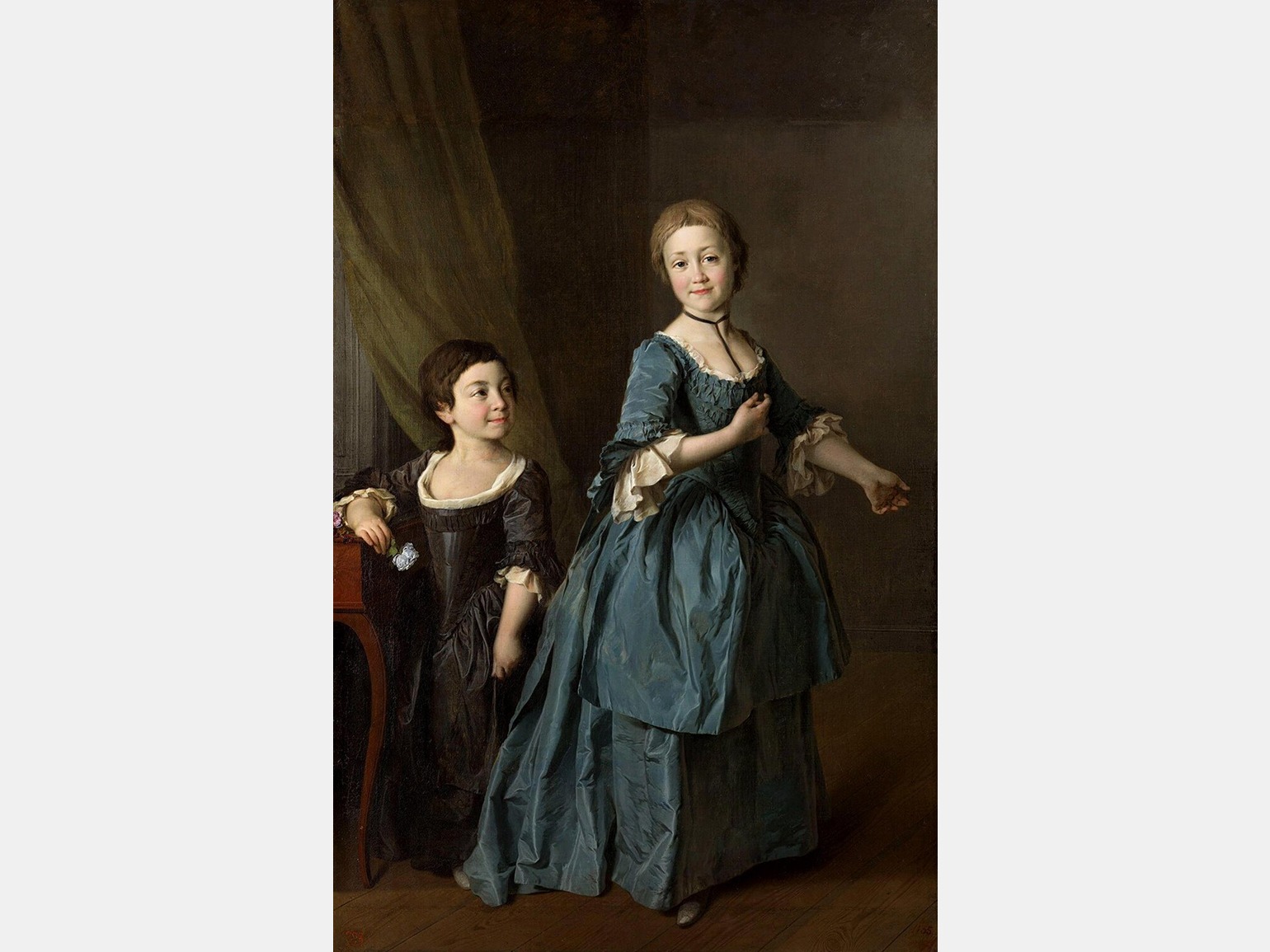 Левицкий портрет воспитанниц Смольного института 1772