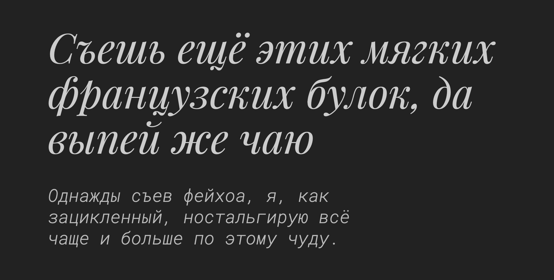 шрифтовая пара антиква гротест
