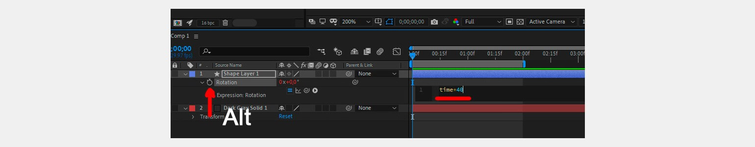 как добавить Expressions в After Effects
