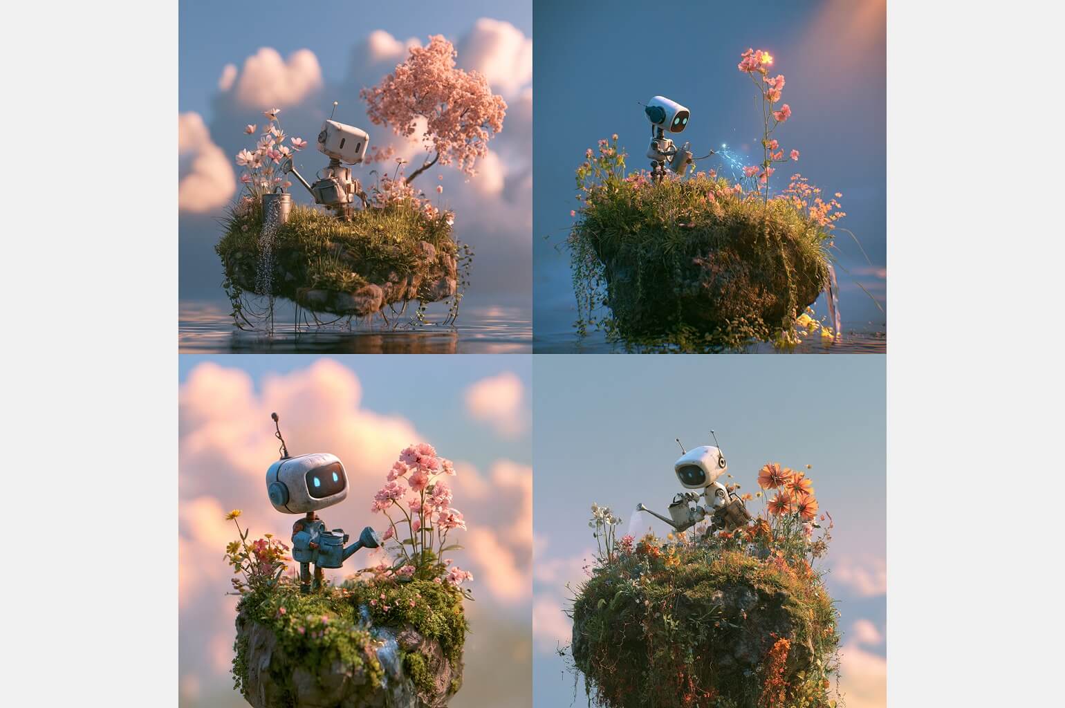 создать изображение в стиле Пиксар Pixar нейросетью телеграм-бот
